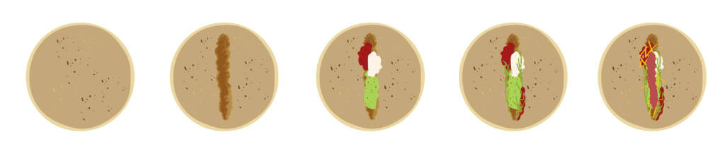 ilustração burrito